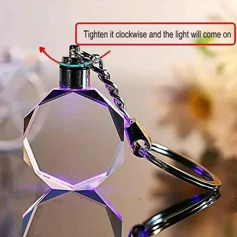 Citroen LED Crystal Keychain Decoration Car Logo Key Ring for C4 C3 C5 C1 DS3 DS5 Jumper Berlingo Xsara Auto Accessories - view 5