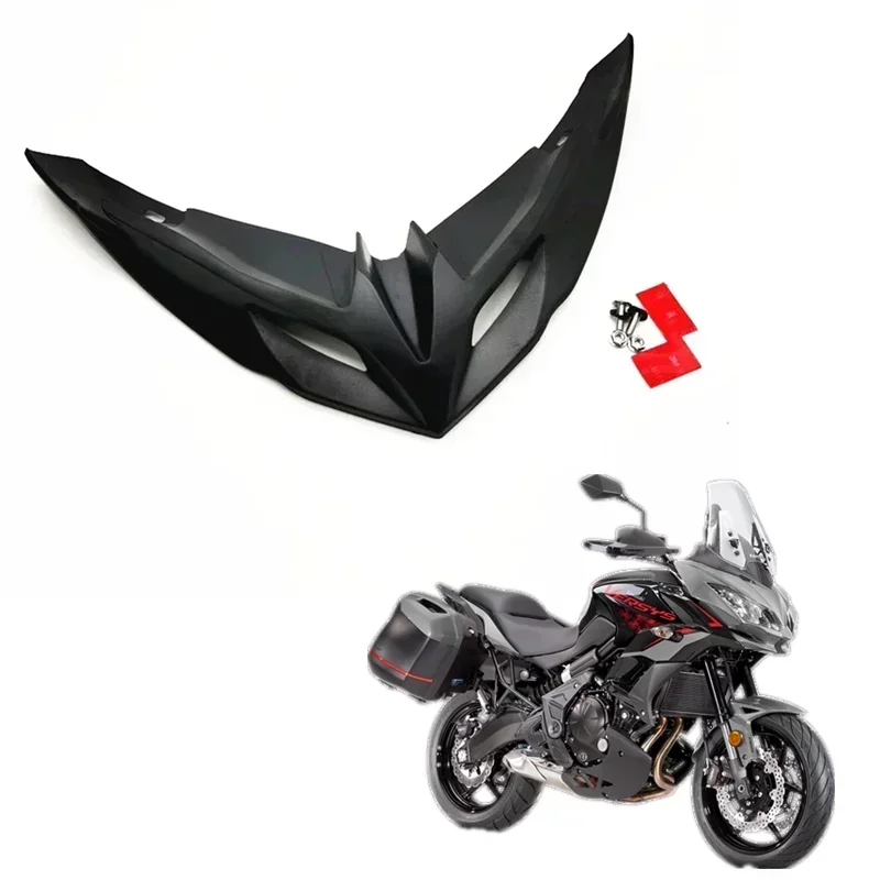 

FOR KAWASAKI VERSYS 650 KLE 650 2015-2021 Motorcycle Accessories Headlight Fender Beak ABS - Black