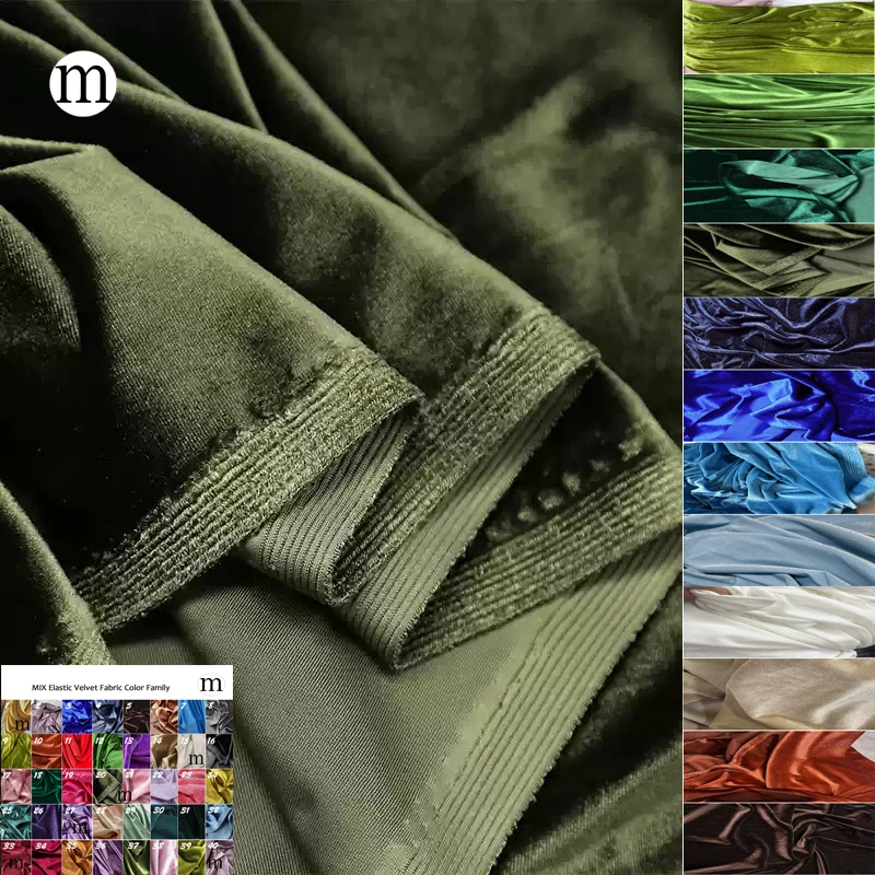 

Dark Green Velvet Fabric for Formal Dress Backdrops Wedding Party Decoration Curtain Cloth Drap Handmade DIY Sewing Material