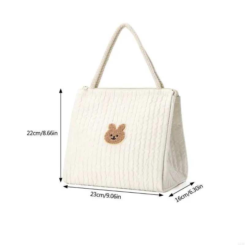 

Multifunctional Bear Diaper Bag Mom Hand Bag with watertight Designs & Multiple Compartments for Baby essential