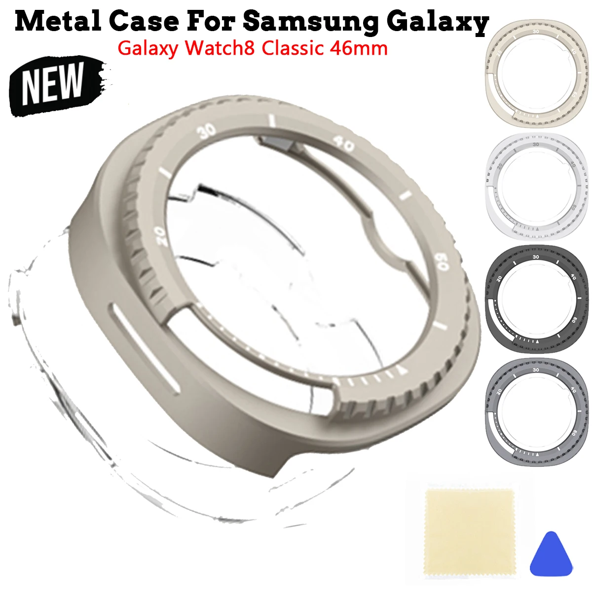 Android Smartwatch Accessories - For Galaxy Watch8 Classic 46mm Smartwatch