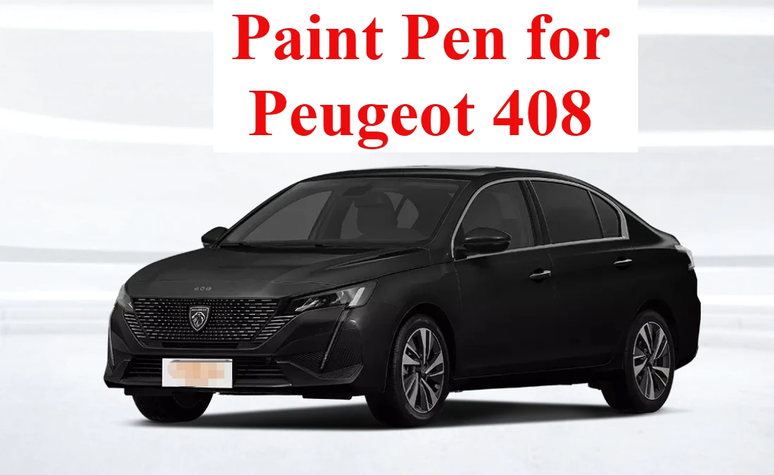 

Автомобильный адаптер для ретуши краски для Peugeot 408, фиксатор, перламутровый, белый, лунный, серый, новый логотип 408, специальная автомобильная краска, царапины, красный