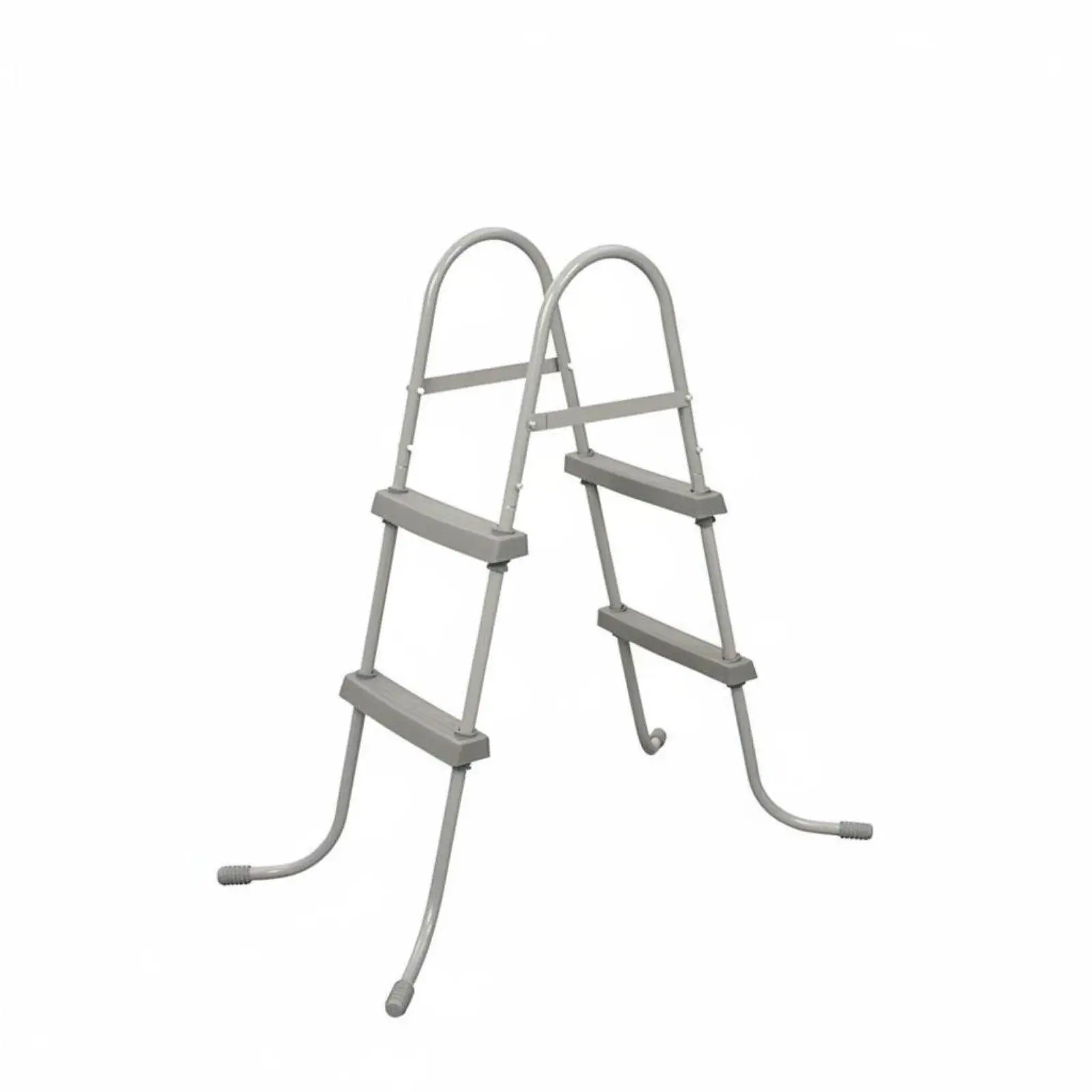 Double-Sided Pool Ladder Heavy Duty Double Sided Steel Ladder Weather Resistant Removable Pool Entry Steps for Kids, Adults,