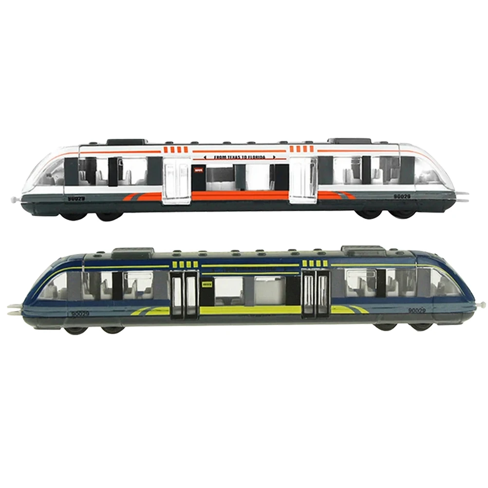 

2pcs Simulation Electric Kids High-Speed Rail Track Set Educational Funny Playthings Alloy Material Locomotive Boys Ages 3-14