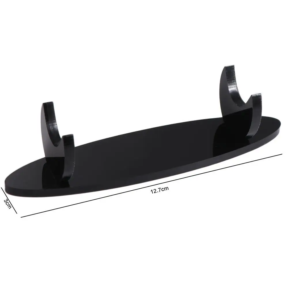 Desk Pencil Holder Acrylic Pen Holder Transparent Black Pen Display Stand Clear Stationery Fountain Pen Rack Makeup Brush Rack
