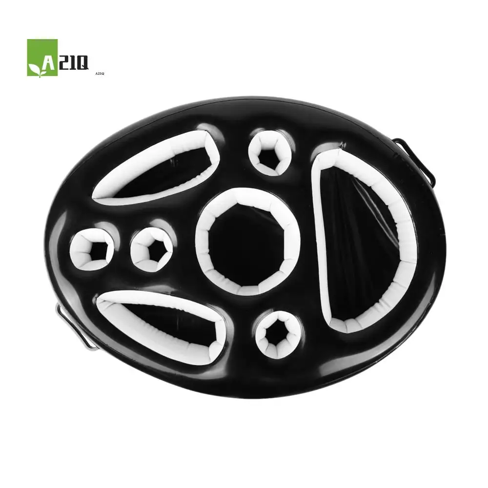 

A21Q -Inflatable Floating Drink Holder Float Beer Drinking Cooler Bar Tray Large Capacity Drink Float For Pools & Hot Tub