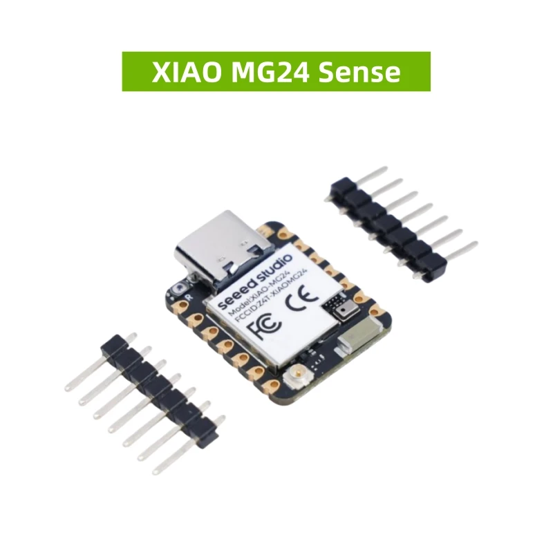 XIAO MG24 Sense Silicon Labs EFR32MG24, Matter® Native over Thread®/BLE 5.3,Arduino,1.95μA Ultra-Low-Power,On-Board IMU/Micphone