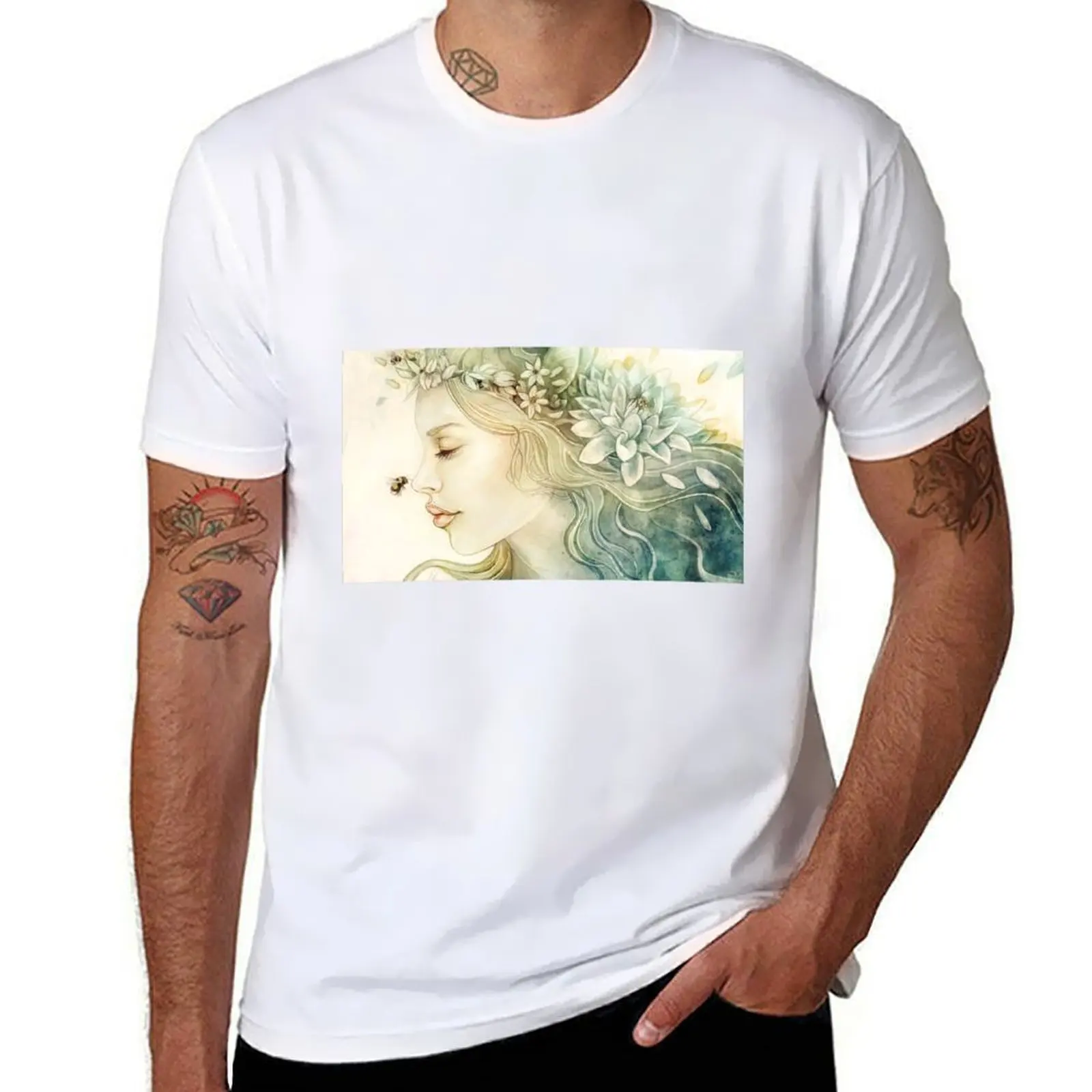 

Teresa of the faint smile T-Shirt t shirt man plain anime t shirts oversize T-Shirt