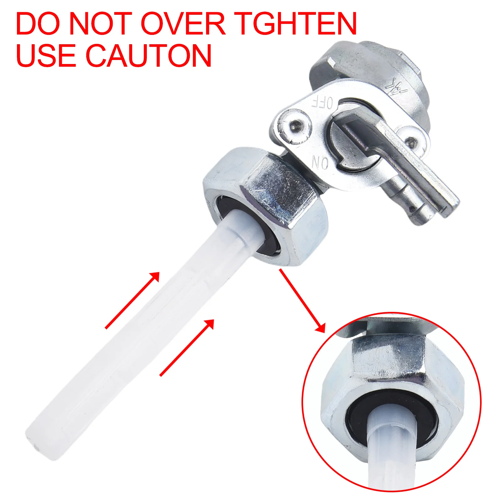 1pcs Fuel Shut On Off Valve Petcock FOR PREDATOR 69728 212cc 4000W 3200W Generator Accessories Light Equipment Parts