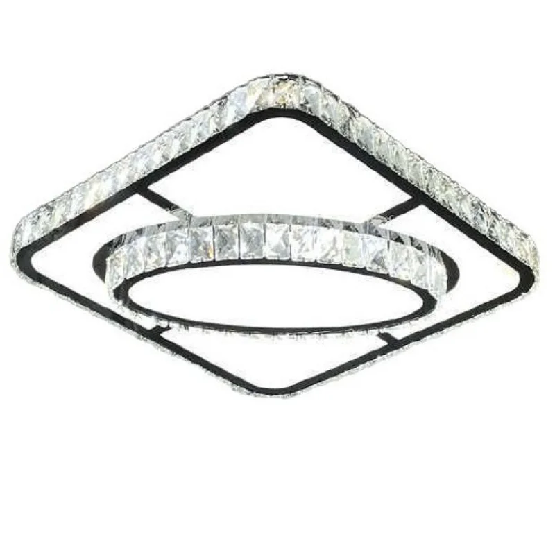 

Household atmosphere living room light modern simple led crystal light ceiling light rectangularlight luxury restaurant