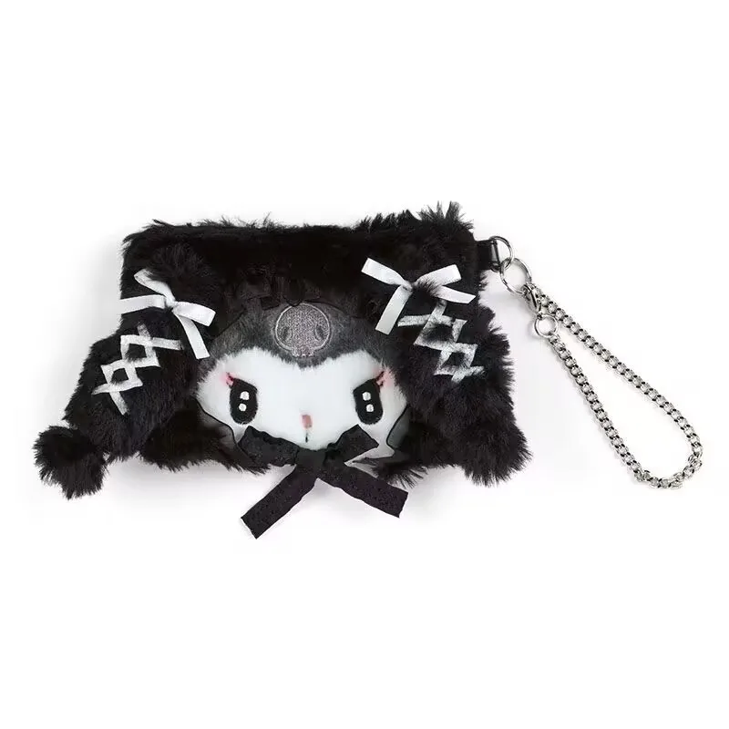 

Kawaii Sanrioed Kuromi My Melody Милая мультяшная визитница для студентов пакет документов для девушек портативный аниме периферийный праздничный подарок