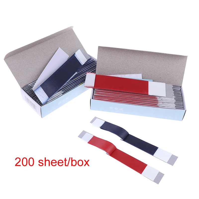 200 Sheets/Box  Dental Articulating Paper Dental Lab Strips Products Oral Dentist Teeth Care Whitening Material Tools