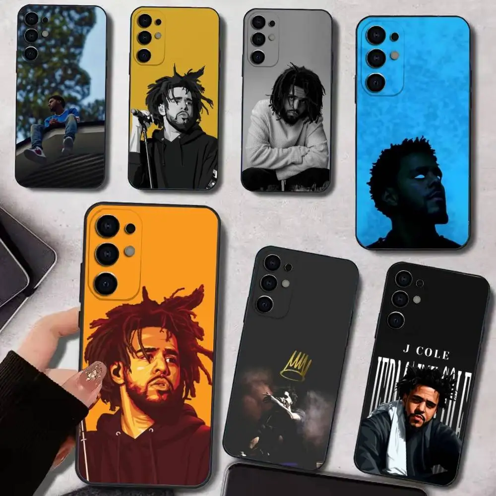 

Rapper Hip Hop Street J-Cole Phone Case For Samsung S25,S24,S21,S22,S23,S30,Ultra,S20,Plus,Fe,Lite,Note,10,9,5G Black Cover