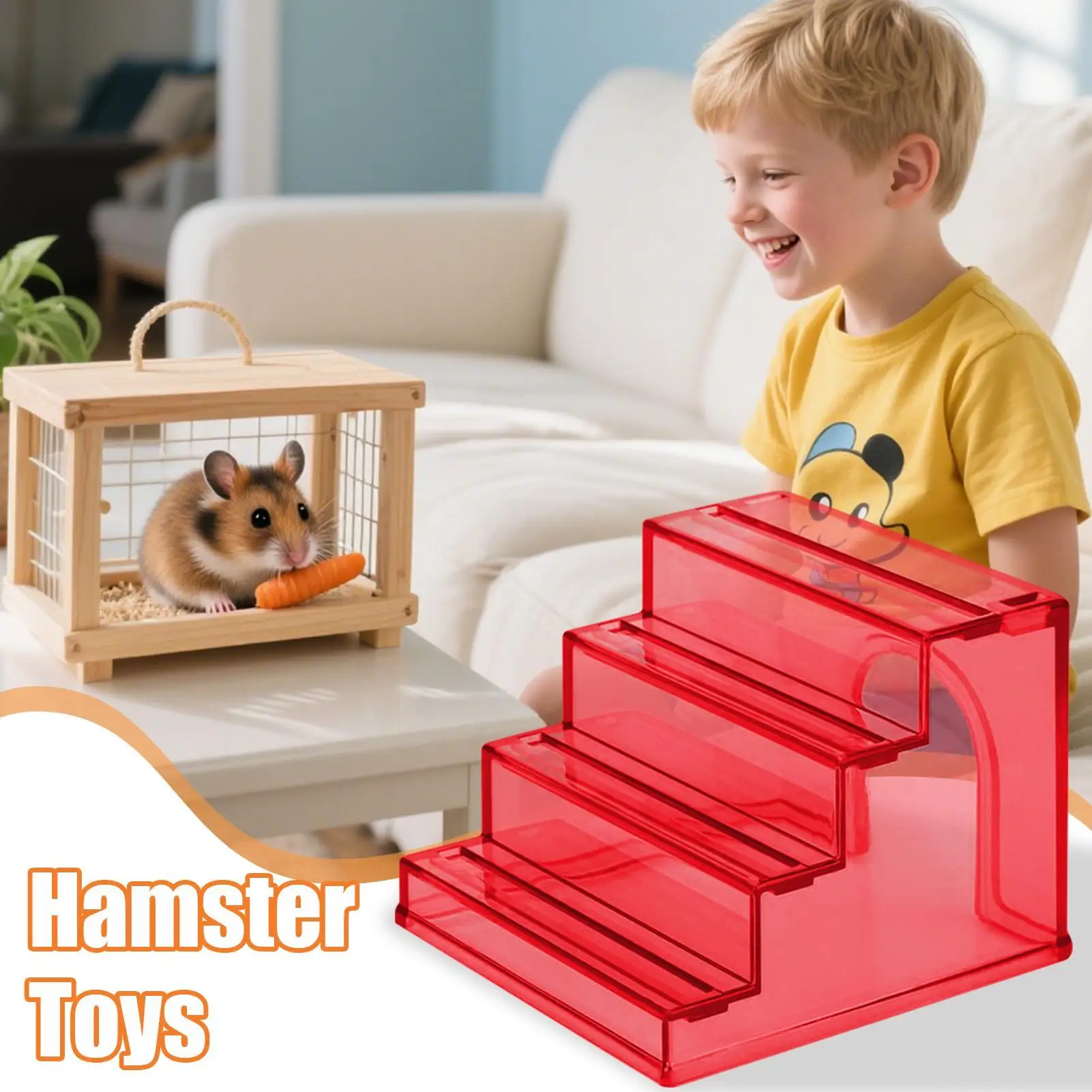 Лестница для хомяков, клетка для маленьких животных, лестница 2 в 1, противоскользящий альпинистский гнездовой домик для упражнений, копания, стимуляции, игра, время игр Лестница для хомяков, клетка для маленьких животных, лестница 2 в 1, противоскользящий альпинистский гнездовой домик для упражнений, копания, стимуляции, игра, время игр