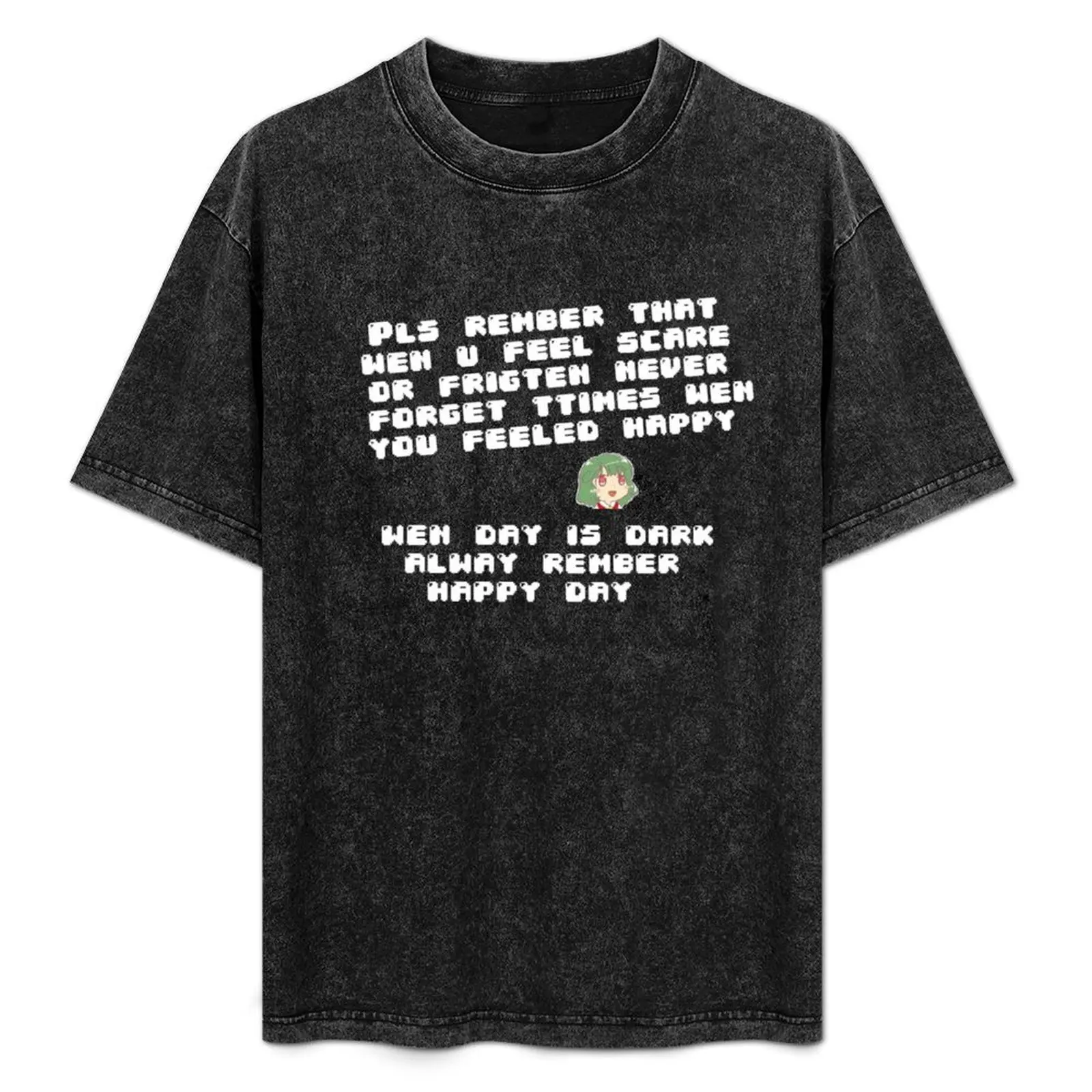

Yuuka - Alway Rember Happy day ^__^ T-Shirt Sport Basic Moisture Wicking Tee