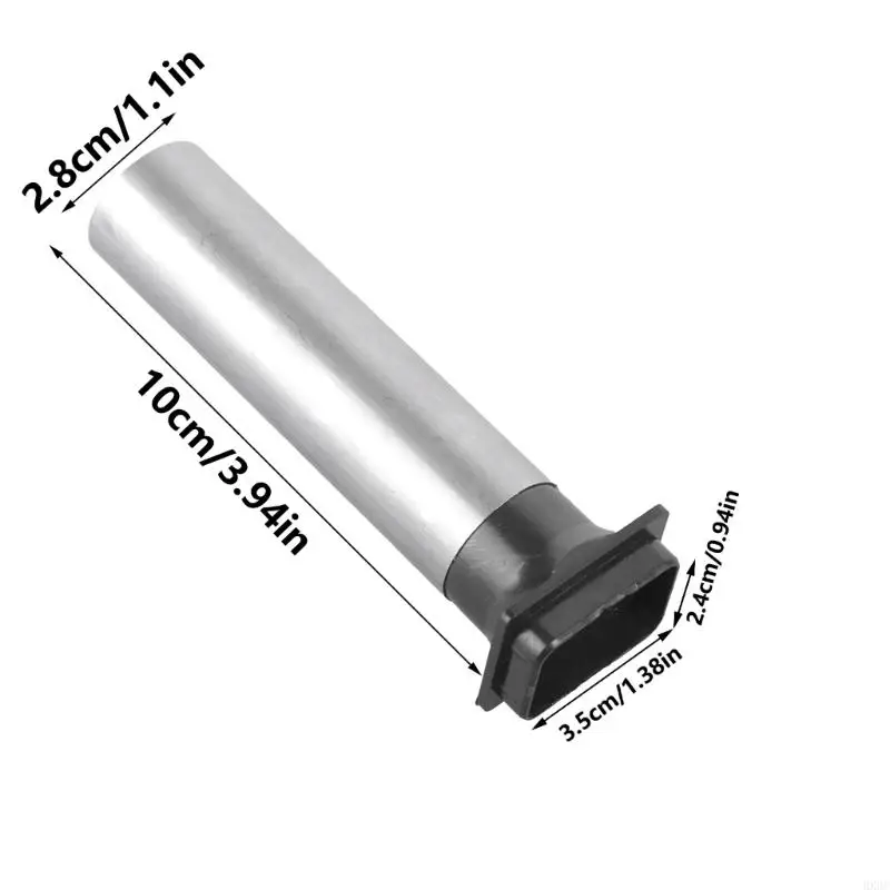 Stainless Steel Air Ducting Ventilation Pipe Adapter Pipe Air Duct Adapter Pipe Connector for 7530 7.5x3cm Blower
