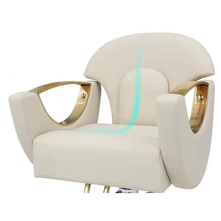 Pink Chair Hair Salon Equipment Beauty Salon Furniture Luxury Style Beauty Barber Chairs