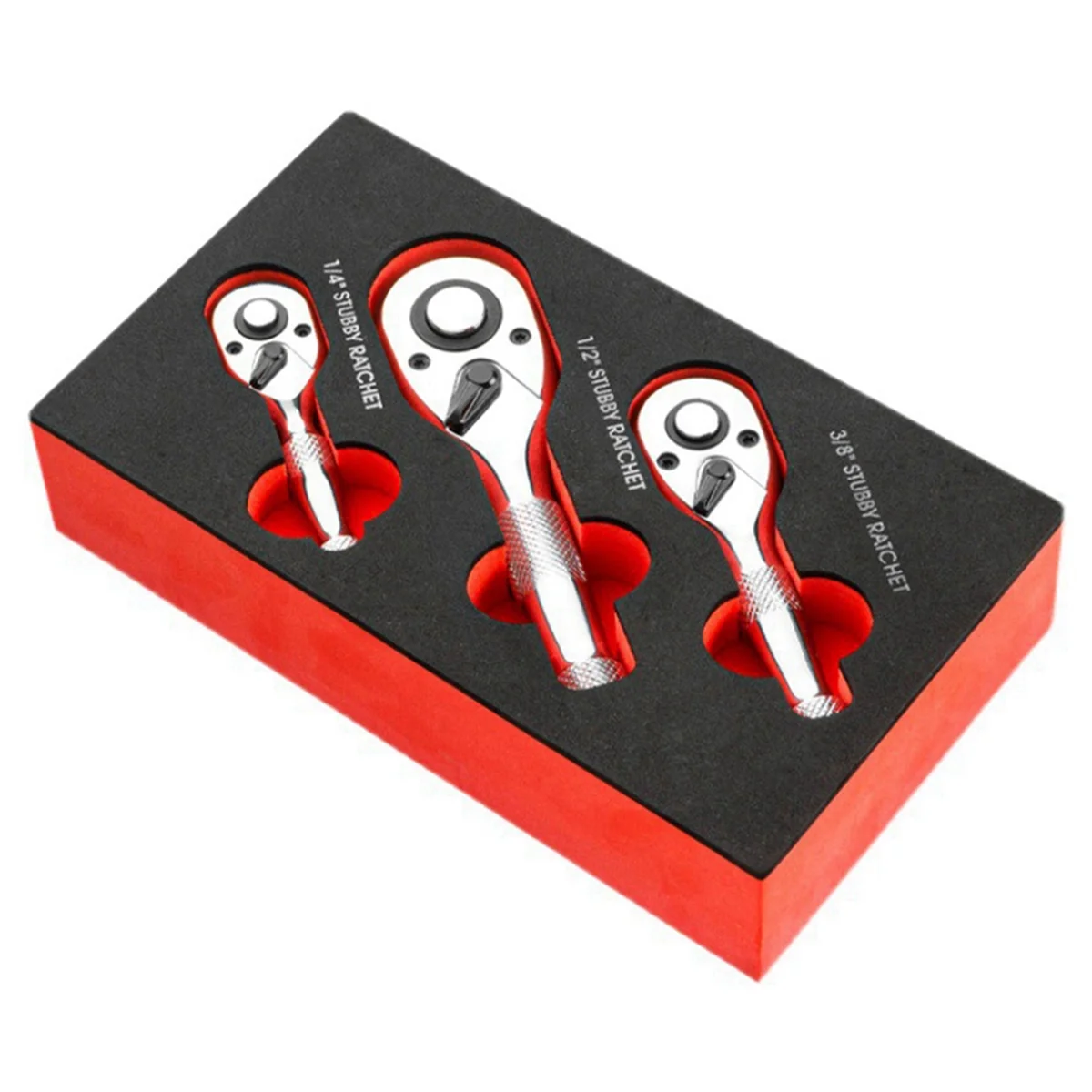 

72-Tooth Quick Socket Ratchet Wrench, Large, Medium and Small Flying Two-Way Horn Short Handle Mini Auto Repair Wrench