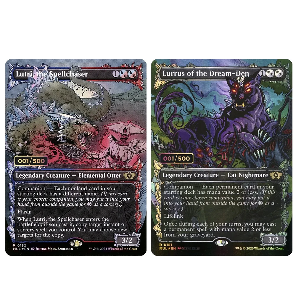 Magic the Gatherings storms homemade DIY yorion zirda Elesh Norn Jin-Gitaxias Vorinclex Ubosh Umori Collectible Board Game Toys
