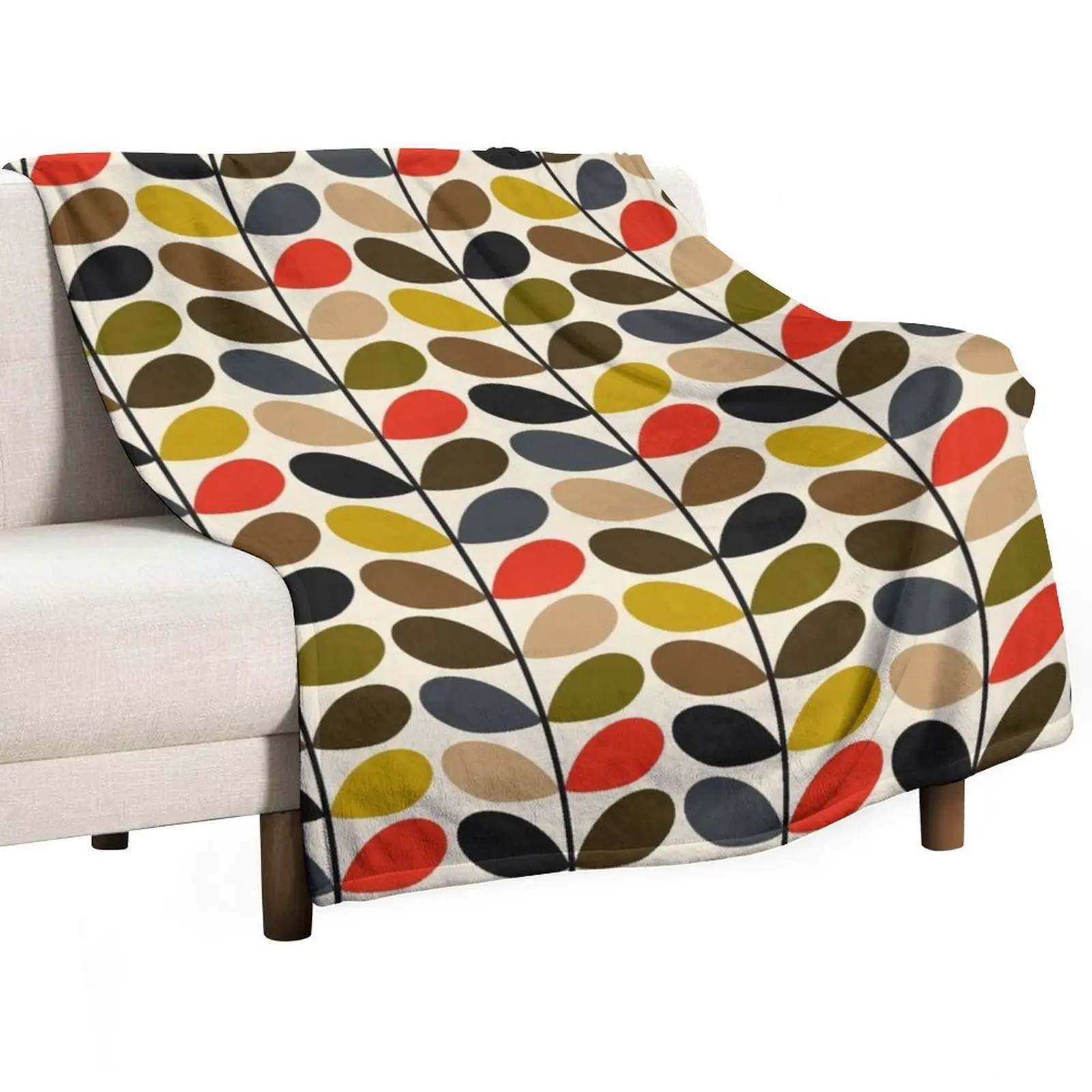 

Orla Kiely Throw Blanket Blanket Sofa Cute Blanket Plaid Luxury Designer Blanket throw blanket for sofa