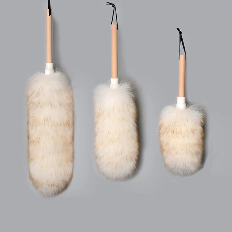Scalable Wool Duster Household Cleaning Dust Duster Brush Car Cleaning Sweeping Dust Home Use Washable Clean Houseware Tools