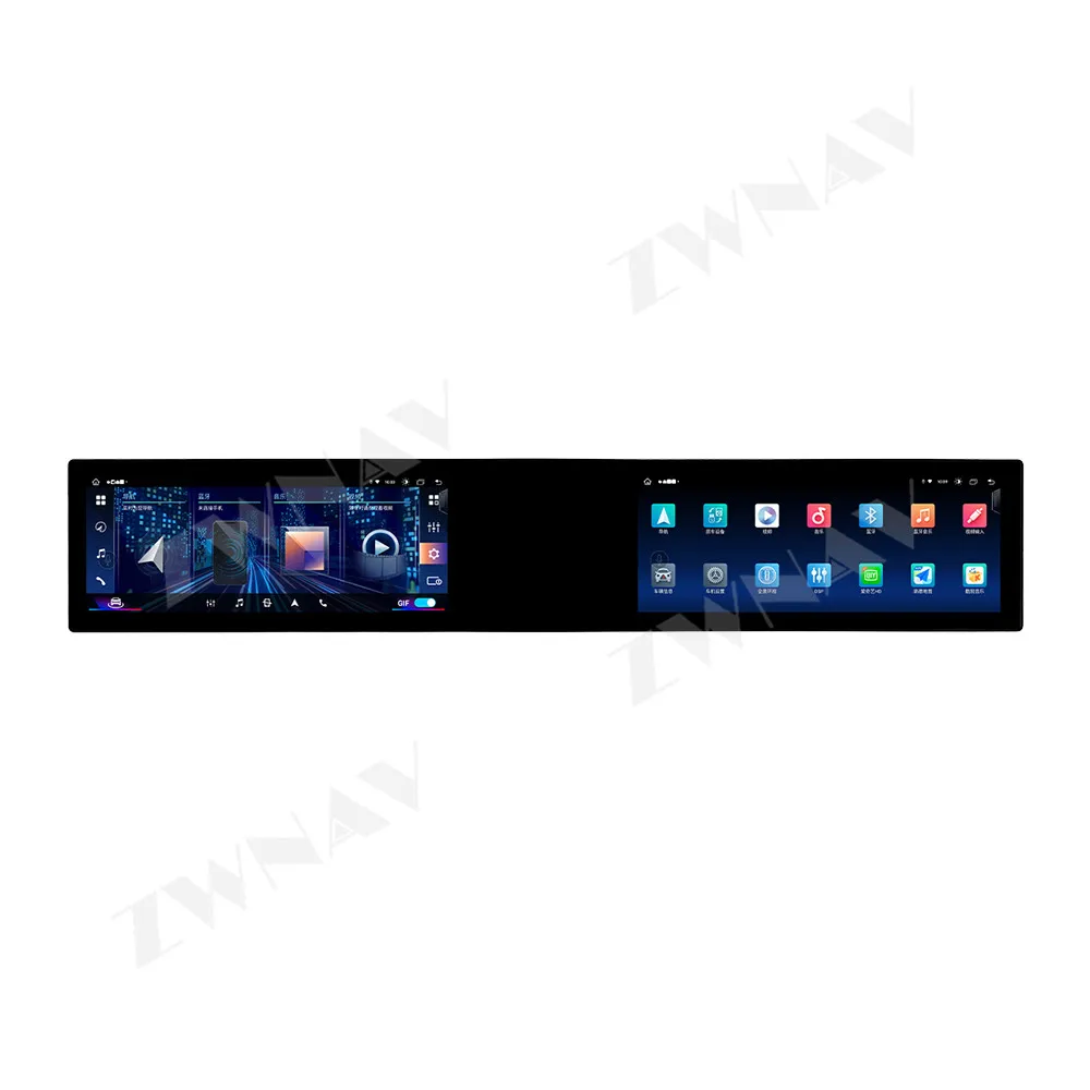 21 Inch Ultra Clear HD Dual Touch Screen Android 14 GPS CarPlay Android Auto Stereo Car Radio For BMW 5 Series E60 2004-2012 CCC