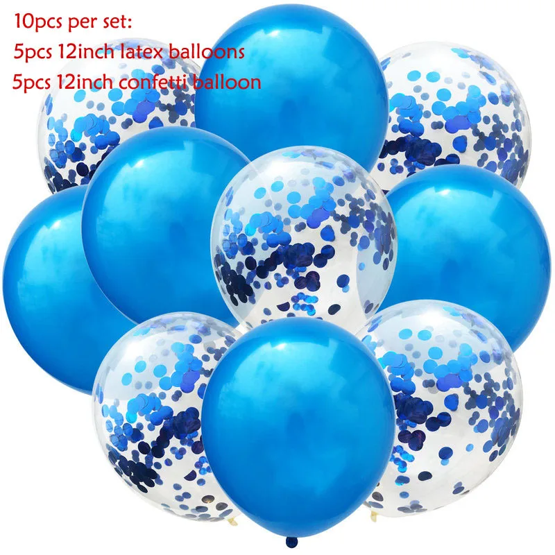 10 stücke 12 Zoll Latex Pailletten Ballon Set Party Geburtstag Dekoration Ballon Hochzeit