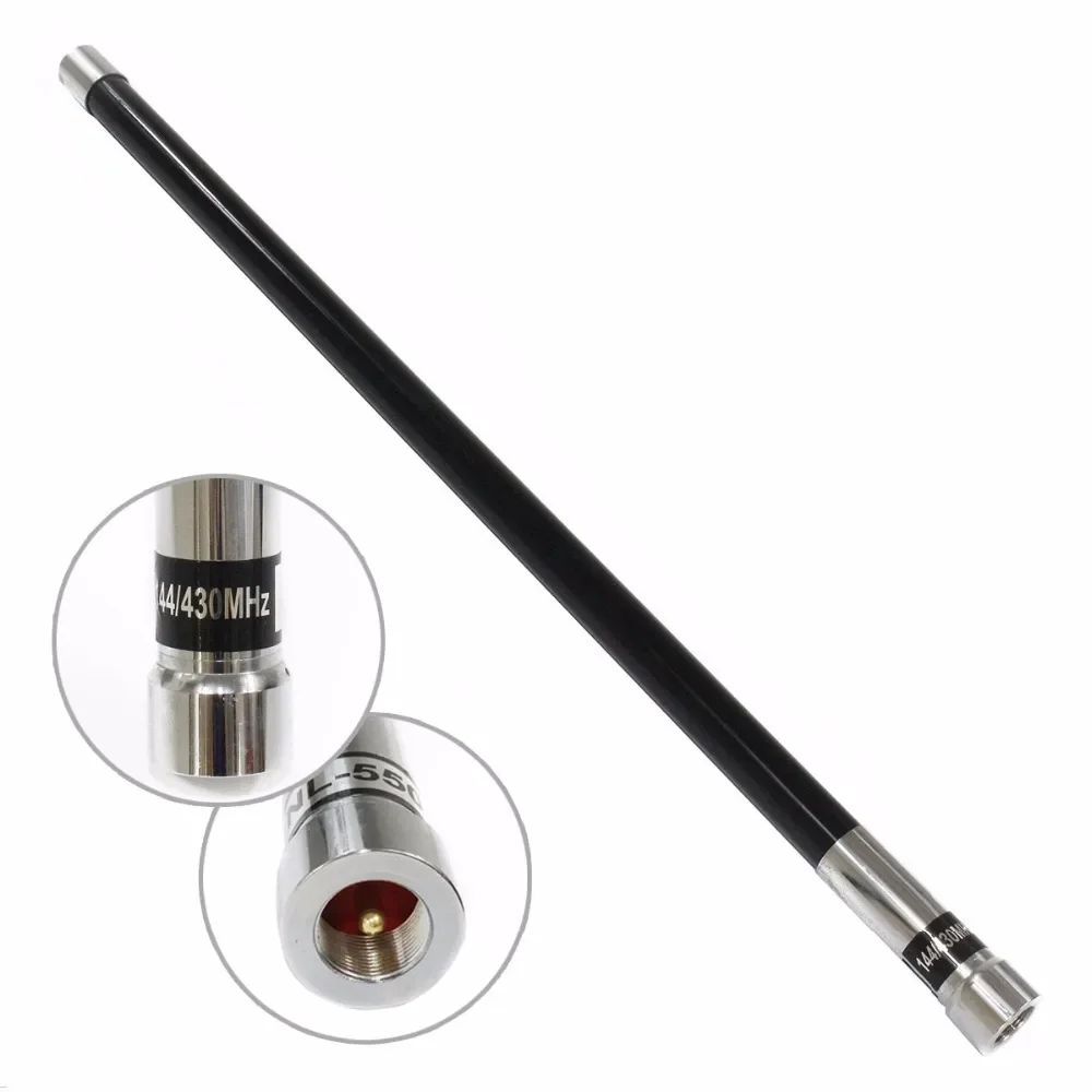 

NAGOYA NL-550 VHF UHF 144mhz /430mhz Dual Band 200W 3.0dBi High Gain Fiberglass Antenna for Mobile Radio Car Radio