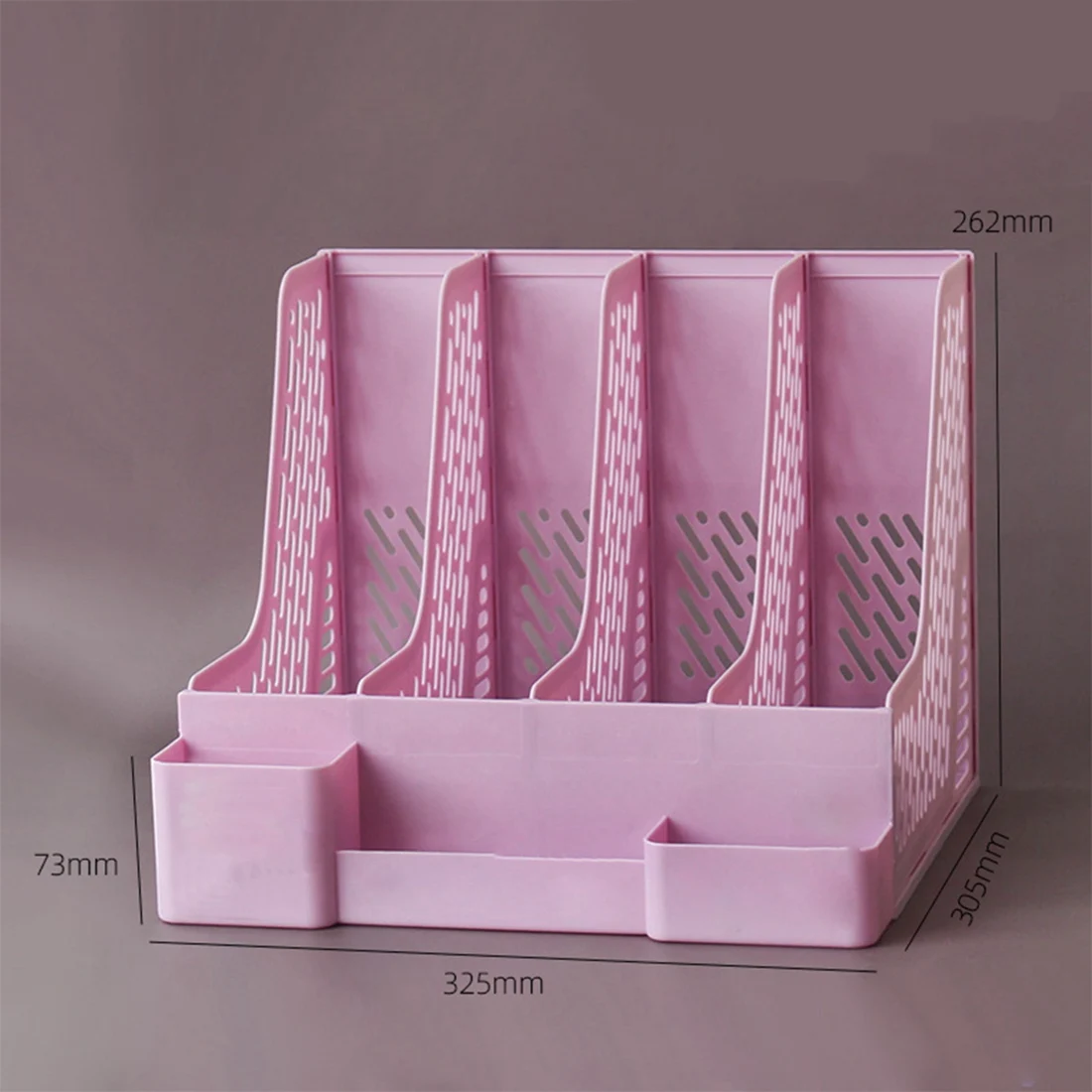 Multi-Layer File Rack Box, prateleira de mesa, suporte de livro, pasta, pasta, Desktop Storage Box, roxo, Ins, estudante