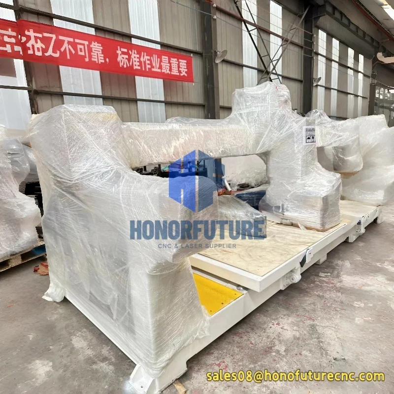 

5 Axis Granite CNC Stone Bridge Saw 350mm Limestone Marble Stone Cutting Machine with Remote Control for Tile Rock Slab Cutting