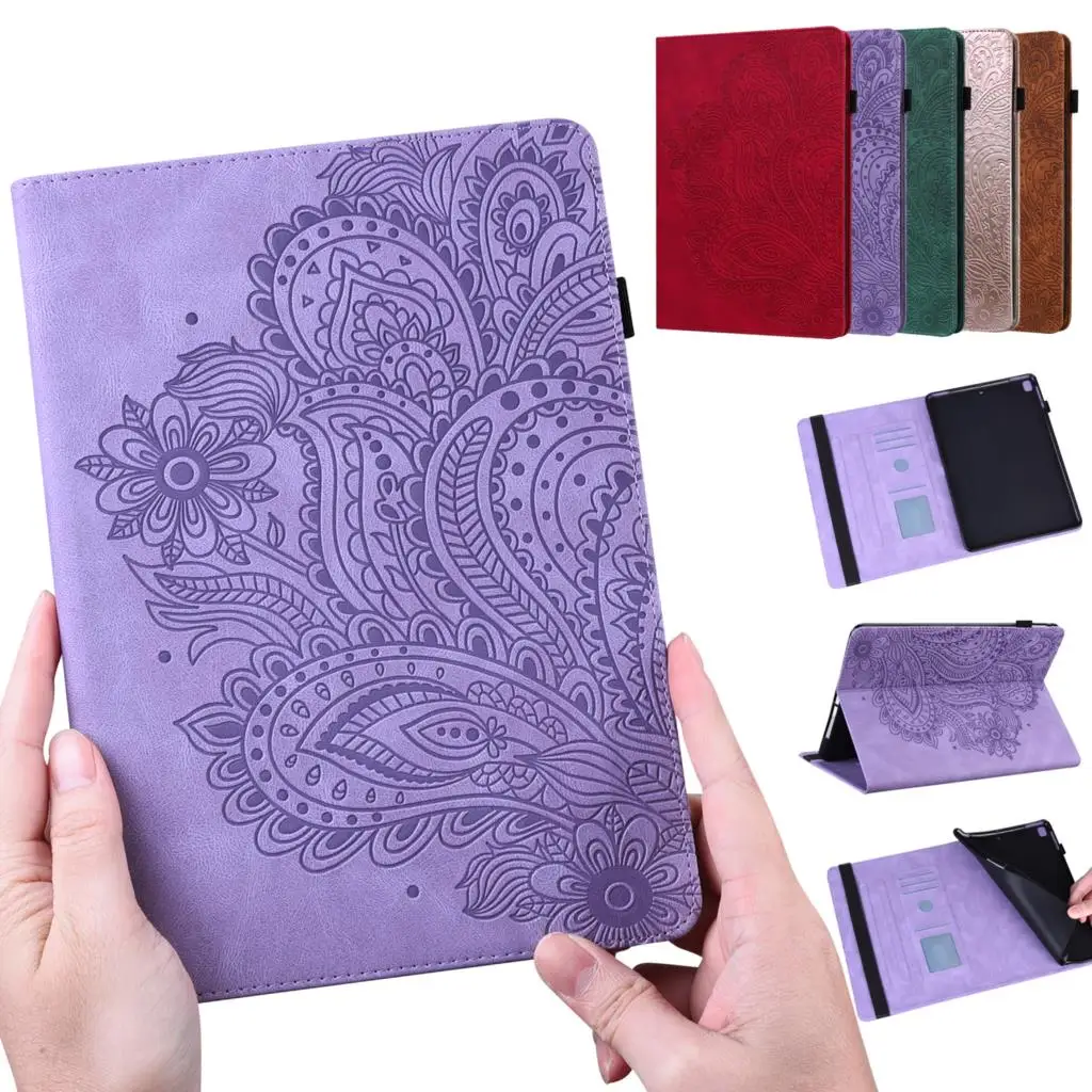 For Lenovo Tab M10 3rd Gen 10.1 Case TB-328FU TB-328XU 2022 Case Peafowl Pattern Leather Shell For Lenovo M10 10.1 Tablet Cover