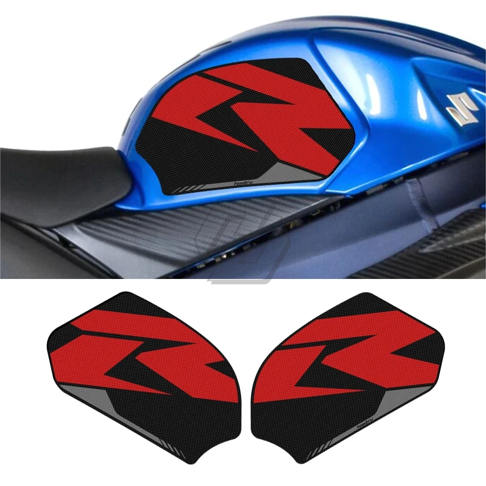 แผ่นรองด้านข้างสำหรับมอเตอร์ไซค์ Suzuki GSXR600 GSXR750 GSX-R 600 750 2011-2016แผ่นป้องกันที่หัวเข่าป้องกันการลื่น