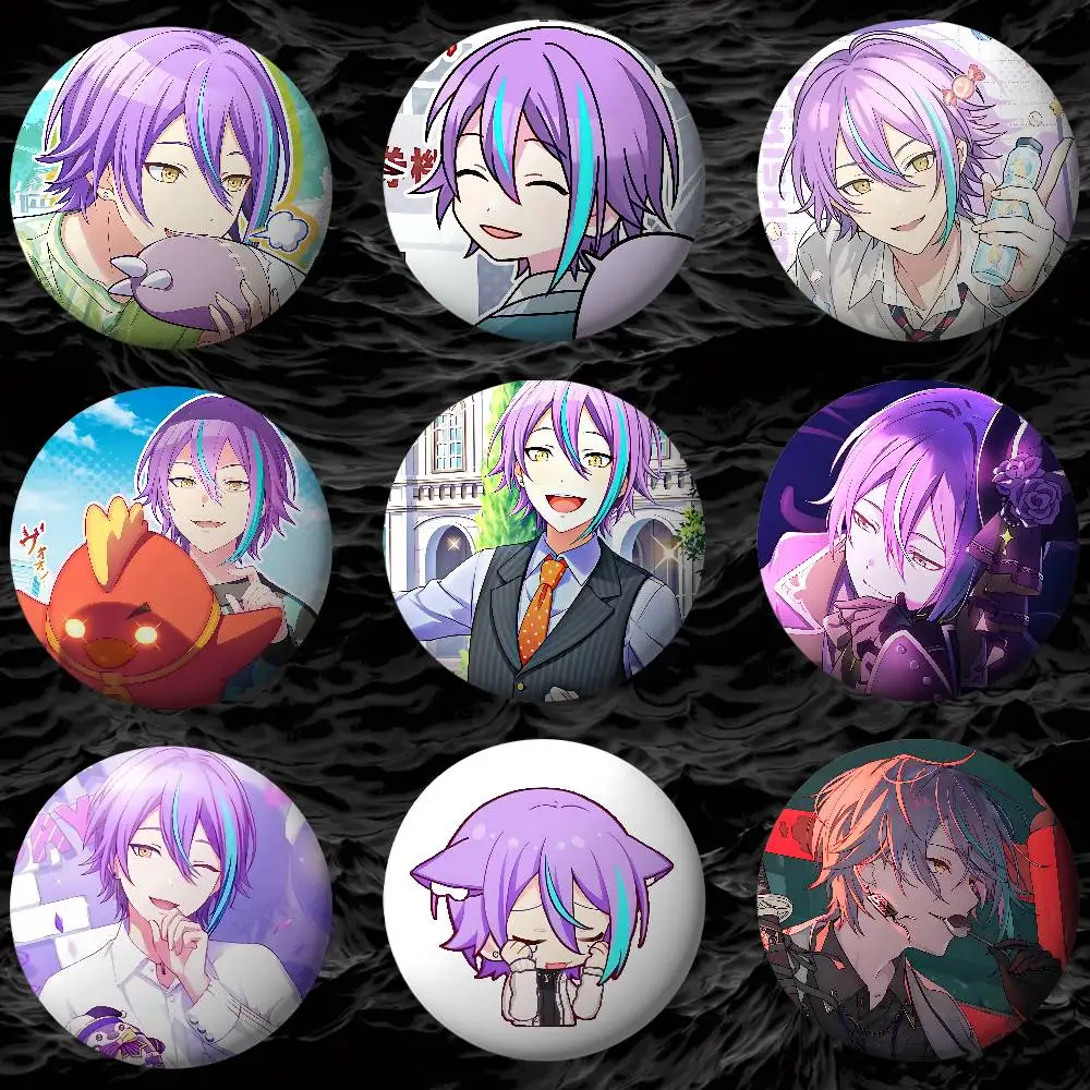 أنيمي K-كامشيرو روي شارات شارات الكرتون دبابيس مستديرة على ظهره سترة الاكريليك زر دبابيس جمع الهدايا #1