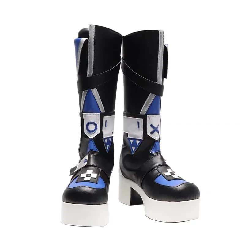 Silver Wolf Honkai Star Rail Scarpe Cosplay Stivali Gioco Star Hunter Hacker Halloween Party Carnevale Donna