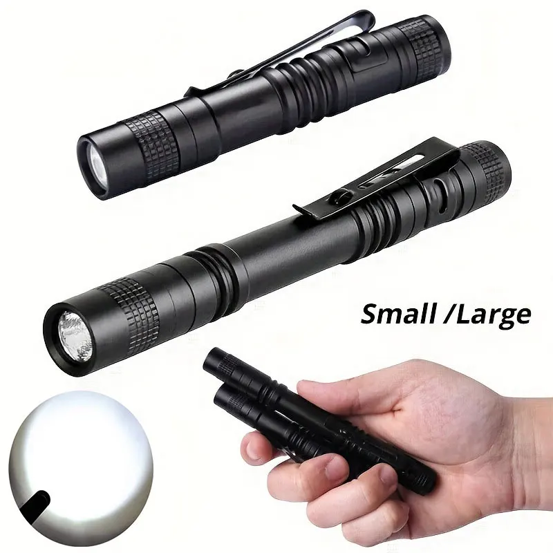 ESMARTER Mini Portable Pen Flashlight LED Doctor Nurse Work Lights Outdoor Camping Hiking Adventure Waterproof Pocket Torch