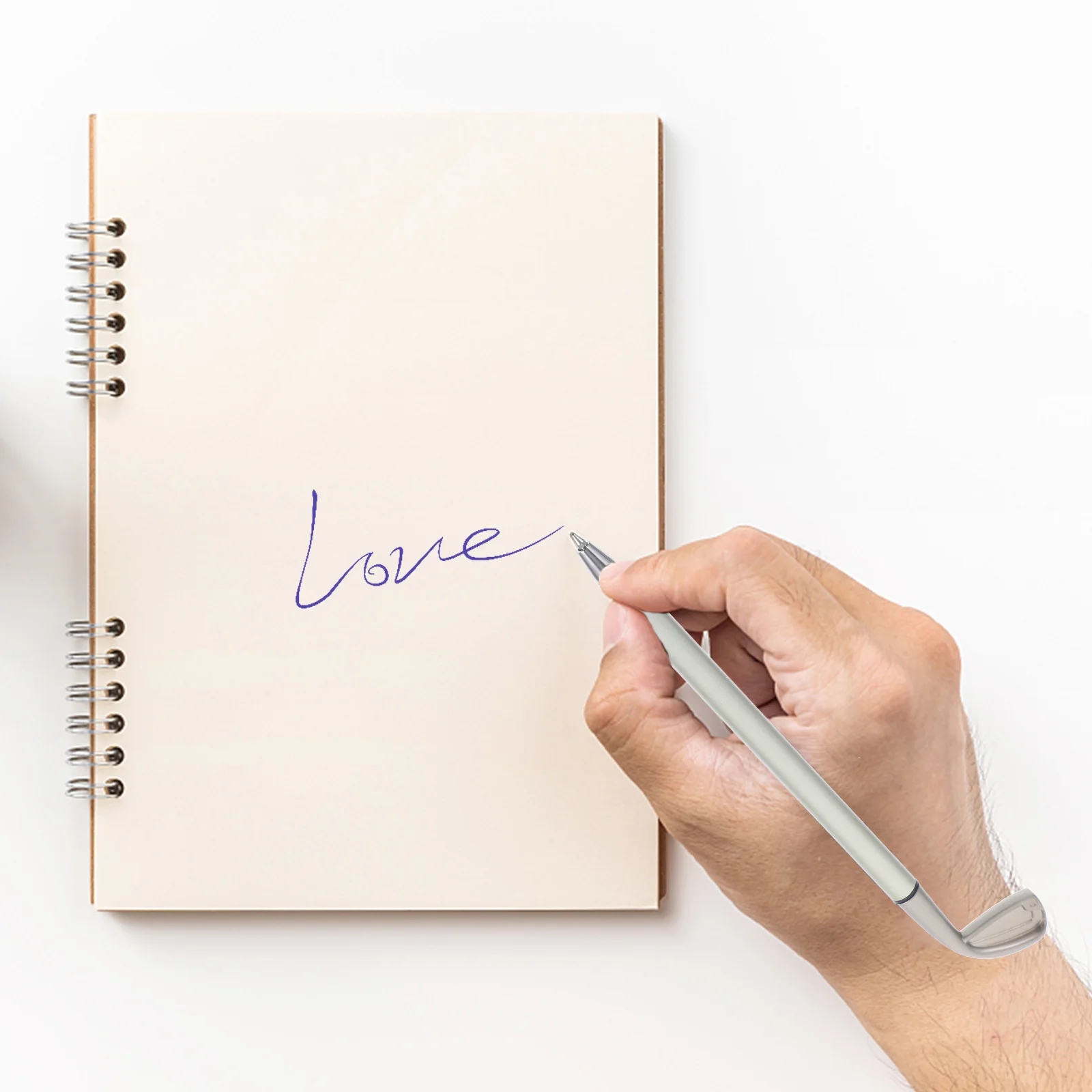 

Golf Club Ballpoint Pen Creative Metal Desktop Stationery Gift for Men Birthday Christmas Anniversary Valentine Office Supplies