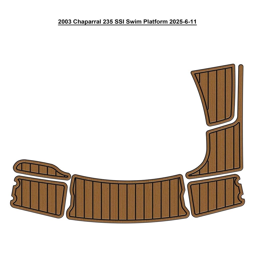 

Chaparral 235 SSI, платформа для плавания, лодка, пена EVA, искусственный тиковый напольный коврик SeaDek MarineMat, стиль Gatorstep, самоклеящаяся
