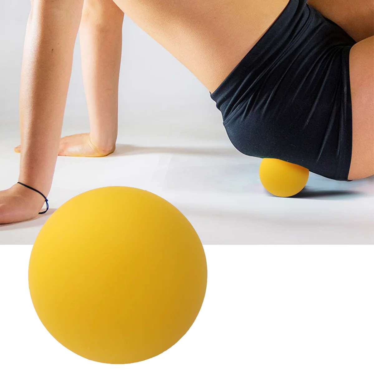 

Massage Ball Yoga Muscle Roller Physical Therapy Balls Silicone Spine Massager for Sore Muscles Myofascial Release and Tension H