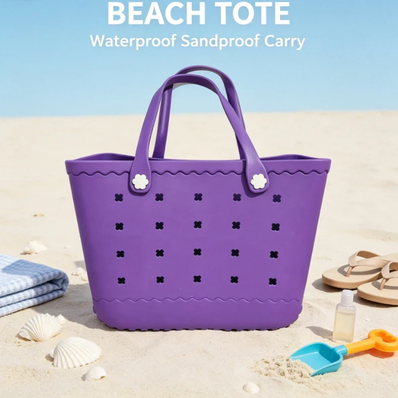 Tote Bag Beach - Large EVA Beach Tote Bag Perforated