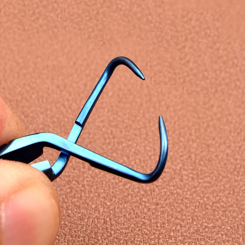 Pinzas para toallas de aleación de titanio, pinzas para toallas de tela fija, pinzas para gasa, pinzas para esponja, herramientas de instrumentos de plástico quirúrgicos