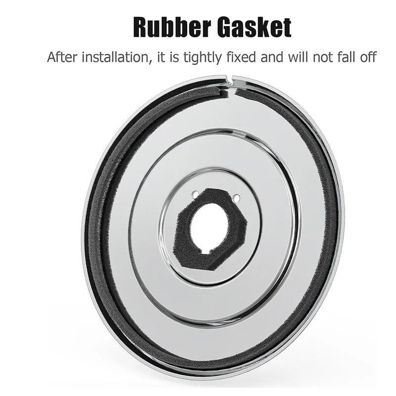 Reemplazo de escudo de colección Chateau AB42-16090, Compatible con placa de cubierta de grifo de ducha y bañera con una sola manija Moen