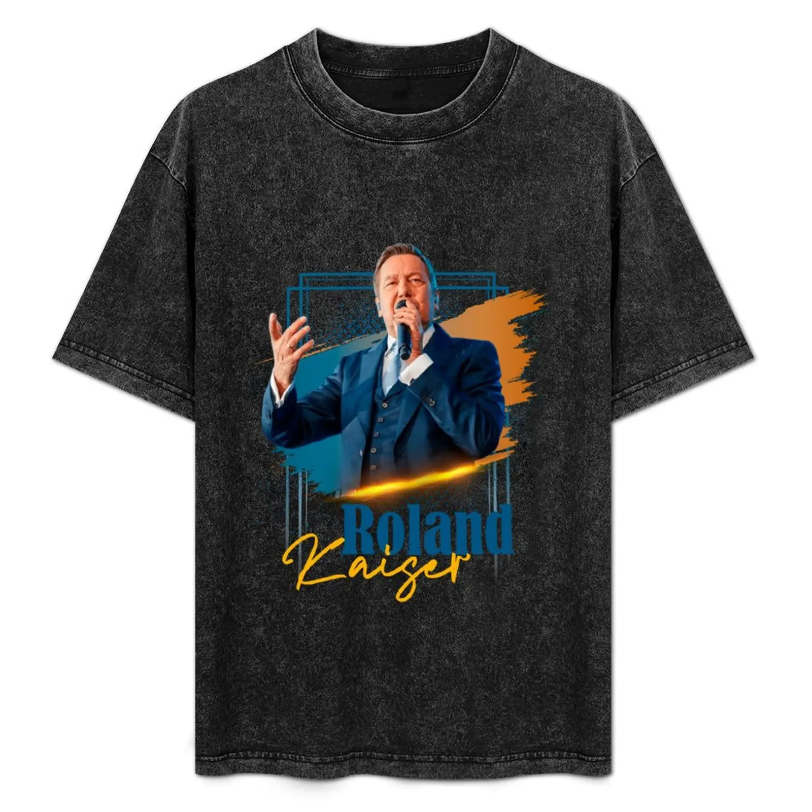 

Roland Kaiser T-Shirt oversized t shirt plus sizes man clothes plus size clothes mens t shirts top quality