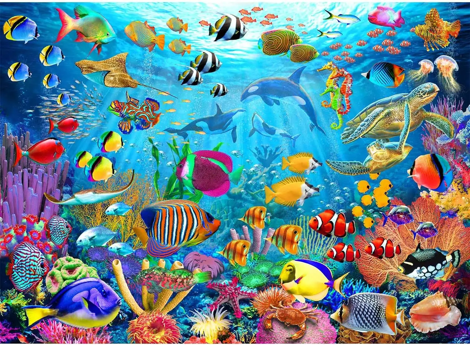 

1000 PCS Jigsaw Puzzles for Adults Ocean Underwater World Puzzle Perfect for Game Nights Gifts Home Decor