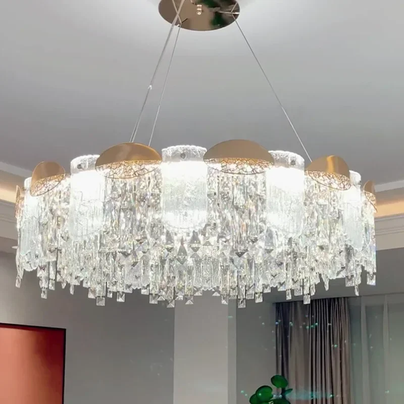 Modern Ceiling Lamp Pendant Lights Home Decoration Crystal Decoration Pendant Lights Chandelier Indoor Lighting Las