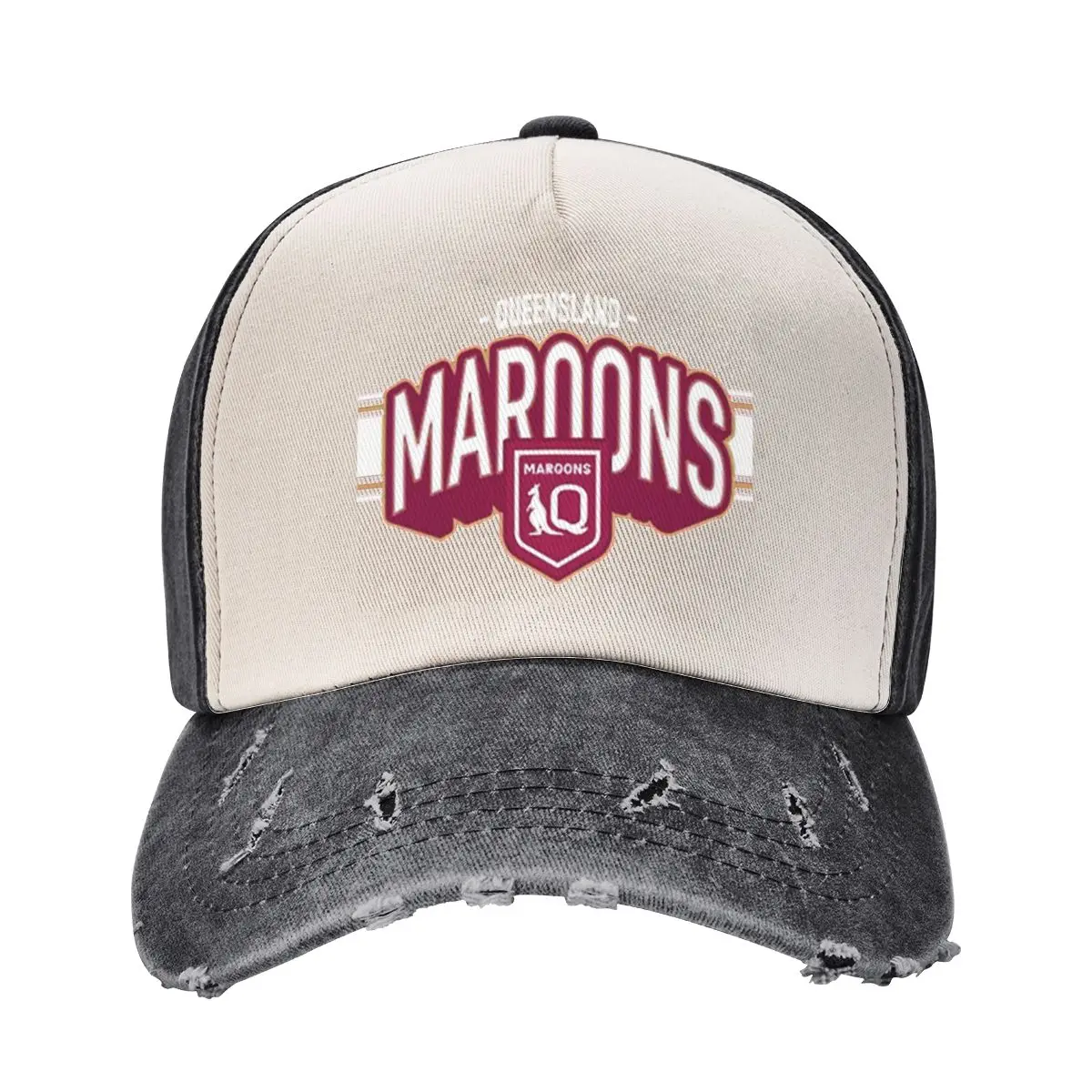 Queensland Maroons a Queensland Maroons a Queensland Maroons Baseball Cap Luxury Brand Hat Man Luxury Caps For Women Men's