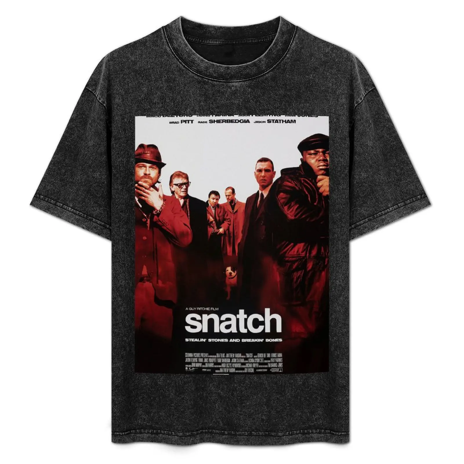 

Snatch Movie Poster - Classic 00's Vintage T-Shirt custom shirt baggy shirts shirts graphic luxury t-shirt Short sleeve tee men