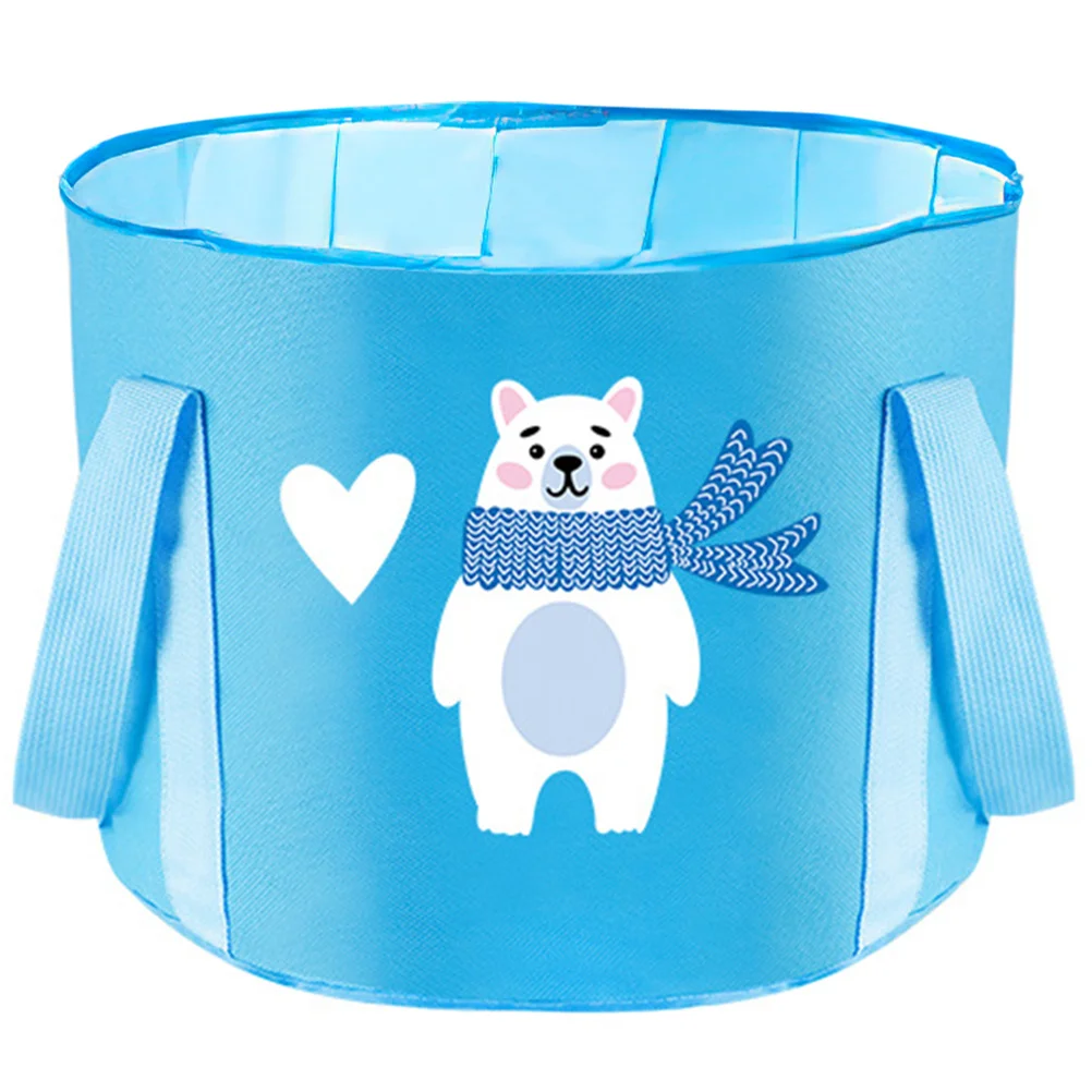 

Portable Foot Soaking Bucket Folding Camping Bucket Collapsible Large Capacity Water Storage for Travel Fishing Outdoor Use