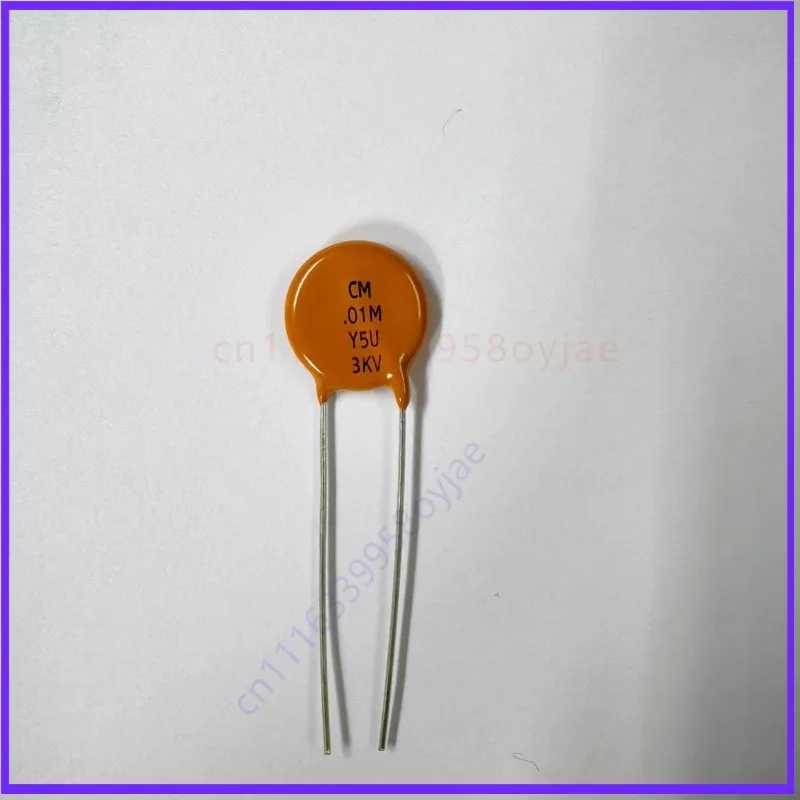 3PCS For VISHAY Z5U 0.01uF 10nF 10000pF 3KV Radial Disc Ceramic Capacitor 3000V High Voltage Through Hole