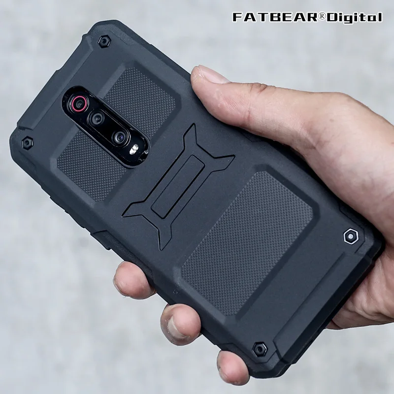 FATBEAR Tactical Military Grade Rugged Shockproof Armor Case Cover for Redmi K20 Pro Xiaomi Mi9T Mi 9T