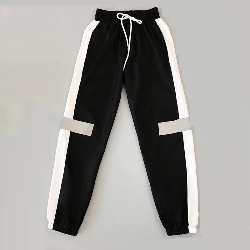 

Black Sport Running Pants Joggers Harem Pants for Women with Pockets Harajuku Sweatpants Baggy Trousers Pantalones De Mujer